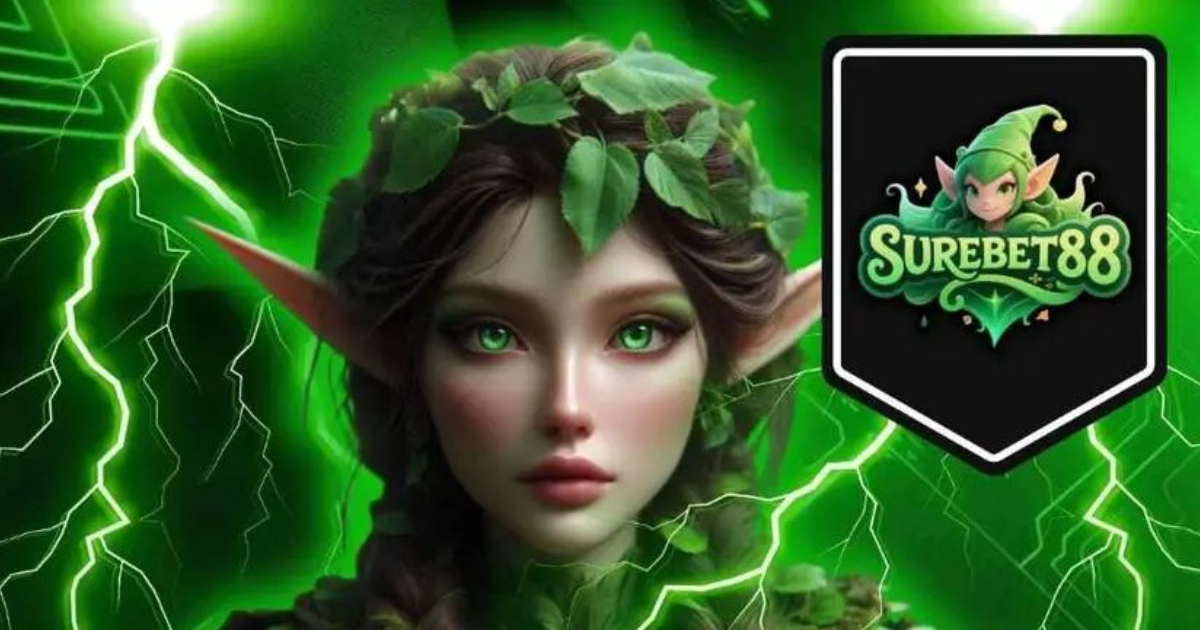 Main banner showing SUREBET888 digital entertainment platform on mobile devices